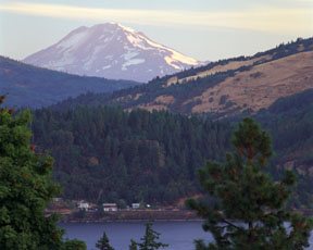 Mount Adams and the Columbia River