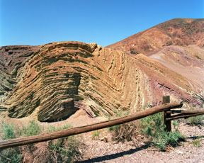 Chevron Folds at Calico Ghost Town