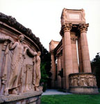 Statue and Colonnade