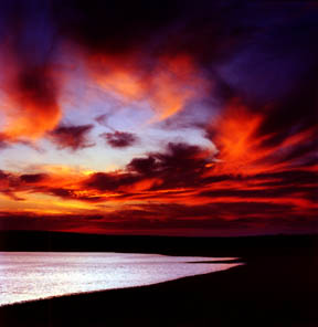 Goose Lake Sunset
