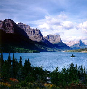 Saint Mary Lake and Wild Goose Island