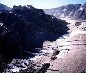 Glacier around the Dome