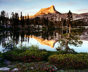 Cathedral Peak and Cathedral Lake