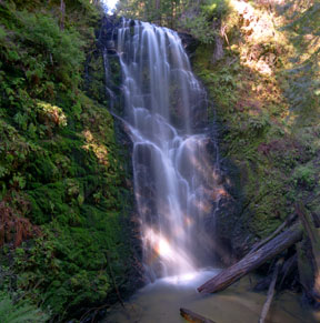 Berry Creek Falls and Rainbow