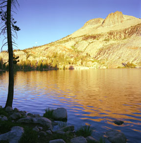 May Lake and Mount Hoffmann