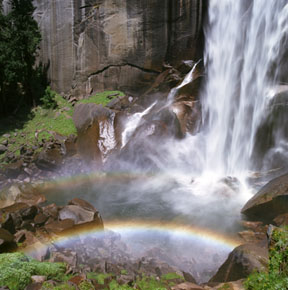 Double Rainbow under Vernal Falls