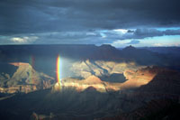 Double Rainbow in the Grand Canyon