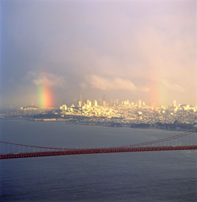Golden Gate and Double Rainbow