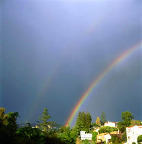 Double Rainbow over the Oakland Hills
