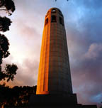 Coit Tower Stormy Sky