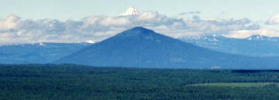 Close-Up of the Peak of Mount Jefferson