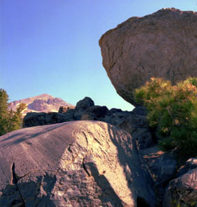 Lassen Peak, Evidence of Glaciation