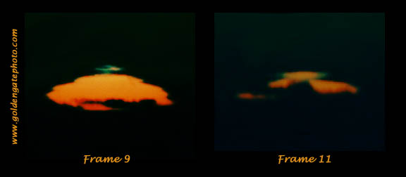 Mount Diablo Sunset, Frames 9 and 11