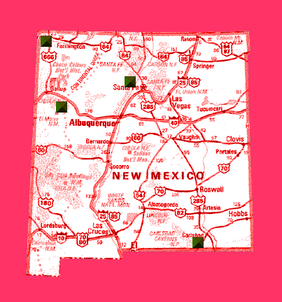 New Mexico Map